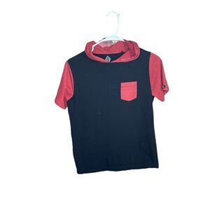 5 for $25🔥Swiss Cross Black & Red T-Shirt‎ Boys Size Large (14/16)